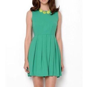 Esley pleated dress with pockets